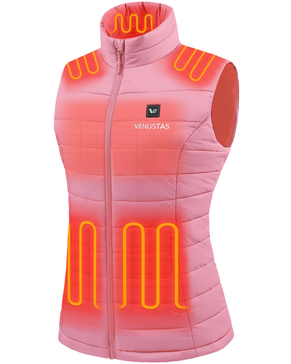 CozyAmp Women's Heated Vest - Lightweight, Quilted
